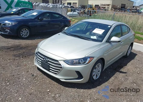 2017 Hyundai Elantra Se from USA, damaged, VIN 5NPD74LF0HH100859